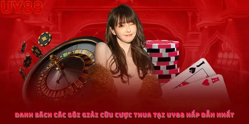 Danh sách các gói giải cứu cược thua tại Uy88 hấp dẫn nhất