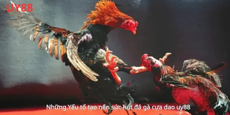 Những yếu tố tạo nên sức hút đá gà cựa dao uy88