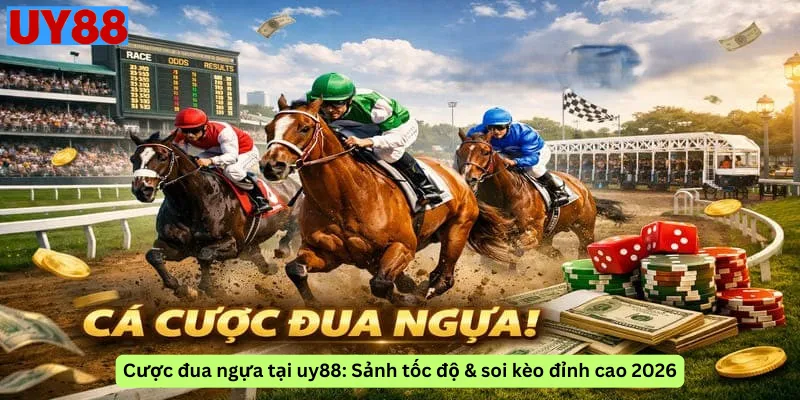 Cược đua ngựa tại uy88: Sảnh tốc độ & soi kèo đỉnh cao 2026